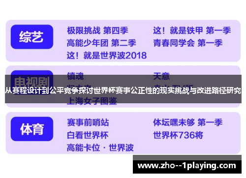 从赛程设计到公平竞争探讨世界杯赛事公正性的现实挑战与改进路径研究 从赛程设计到公平竞争探讨世界杯赛事公正性的现实挑战与改进路径研究